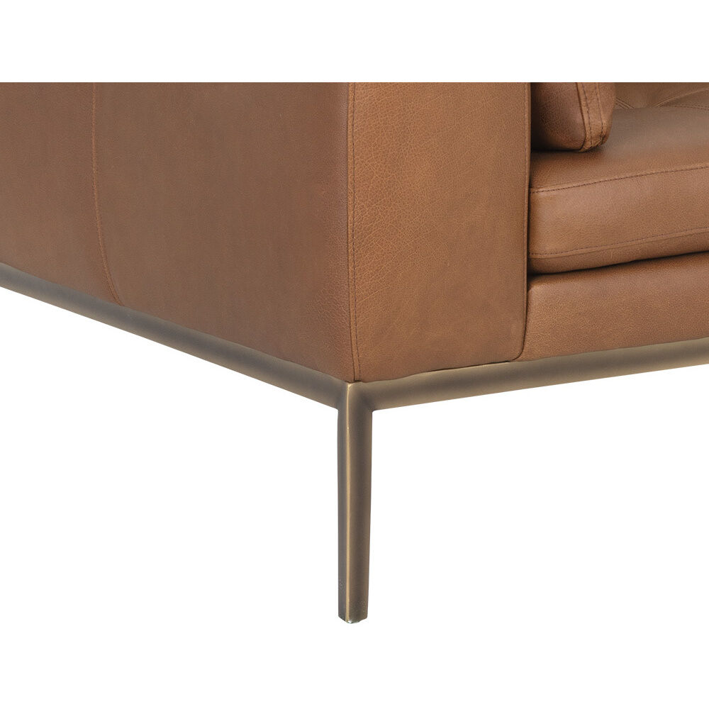 Burr Behike Saddle Leather Sofa